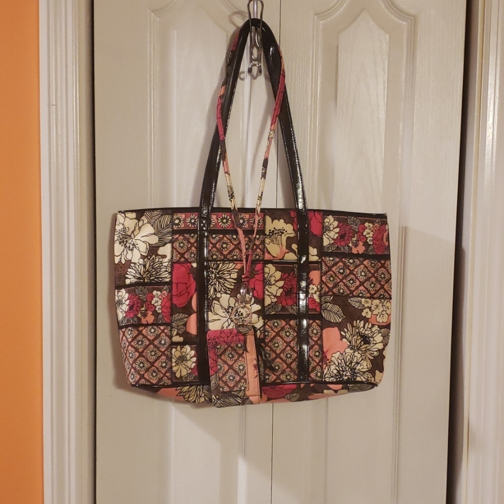 Vera Bradley Handbag with Lanyard and ID holder